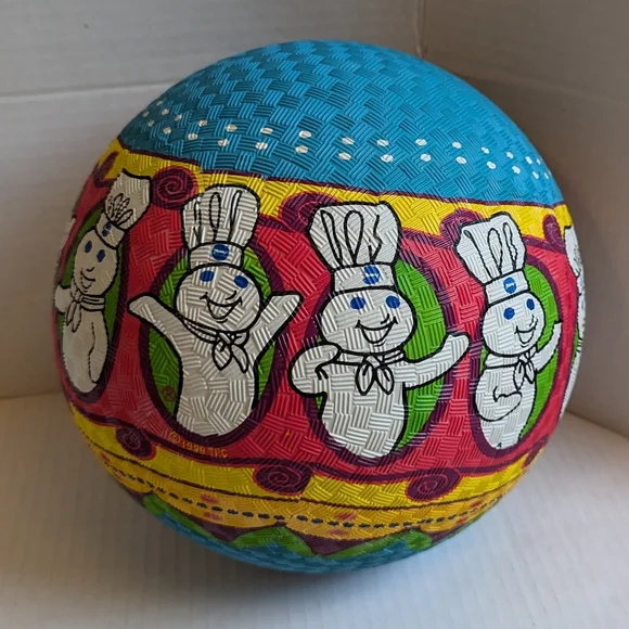 Pillsbury Poppin' Fresh Dough Boy Playground Ball - Picture 3 of 6